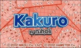 Cover of Kakuro by Nikoli