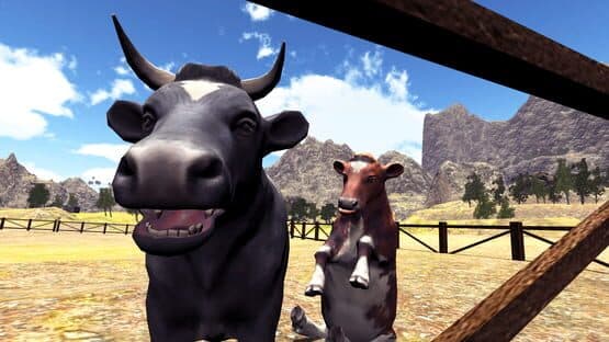 Screenshot of Cow Catcher Simulator