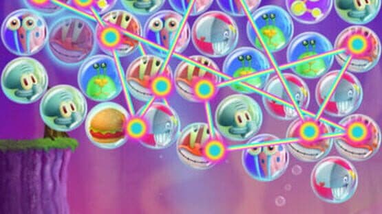 Screenshot of SpongeBob Bubble Party