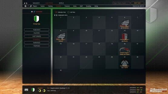 Screenshot of Pro Basketball Manager 2016