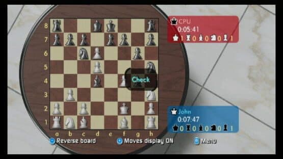 Screenshot of Wii Chess