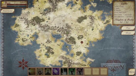Screenshot of FreeCell Quest