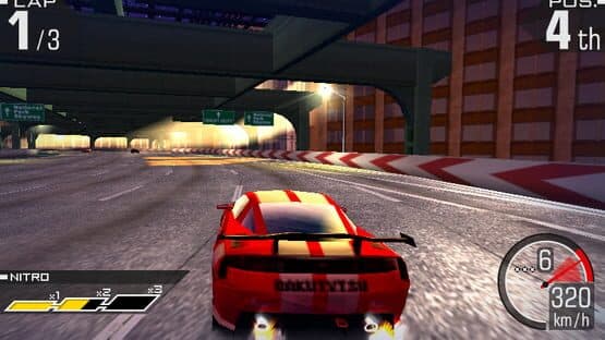 Screenshot of Ridge Racer 3D