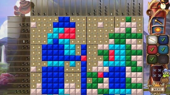 Screenshot of Fantasy Mosaics 19: Edge of the World