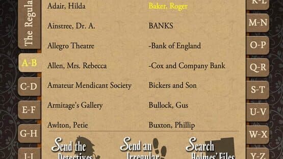 Screenshot of Sherlock Holmes Consulting Detective: The Case of the Mystified Murderess
