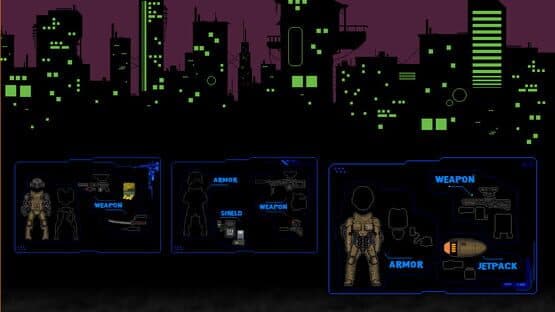 Screenshot of Neon Hardcorps