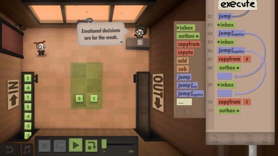 Screenshot of Human Resource Machine