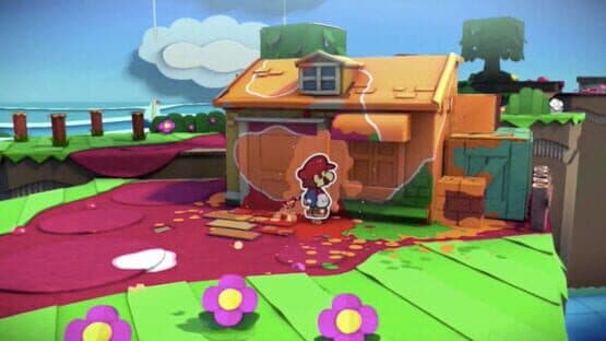 Screenshot of Paper Mario: Color Splash
