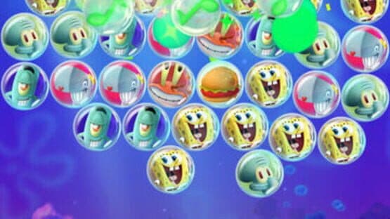Screenshot of SpongeBob Bubble Party