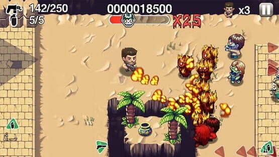 Screenshot of Age of Zombies
