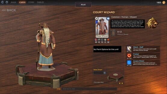 Screenshot of Longsword Tabletop Tactics