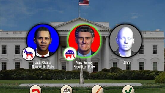Screenshot of The Race for the White House