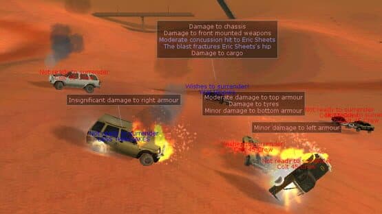 Screenshot of Darkwind: War on Wheels