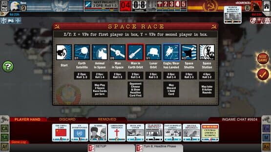 Screenshot of Twilight Struggle