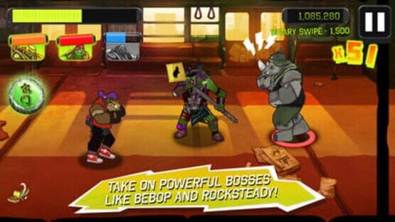 Screenshot of Teenage Mutant Ninja Turtles: Brothers Unite