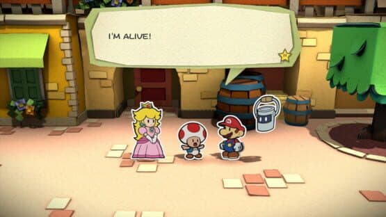 Screenshot of Paper Mario: Color Splash