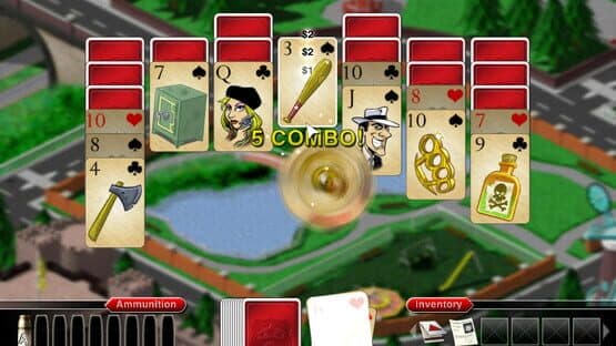 Screenshot of Crime Solitaire 2: The Smoking Gun