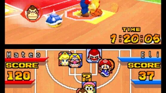 Screenshot of Mario Hoops 3-on-3