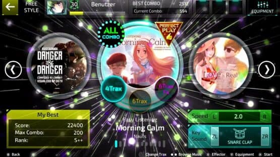 Screenshot of Superbeat: Xonic