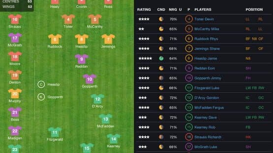 Screenshot of Pro Rugby Manager 2015