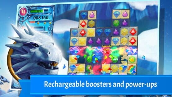 Screenshot of Snow Jewels Puzzle