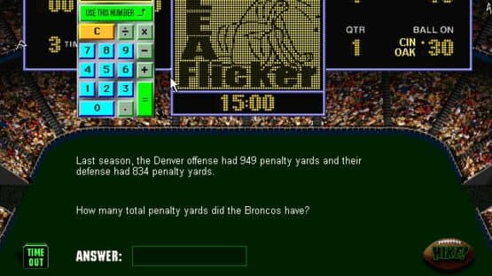 Screenshot of NFL Math