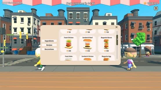 Screenshot of Tiny Kitchen: Sandwich Edition