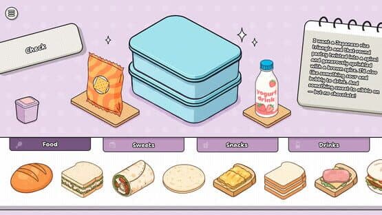 Screenshot of Pack my LunchBox