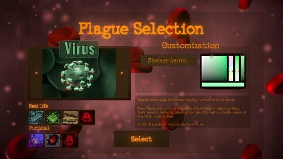 Screenshot of Pathogen