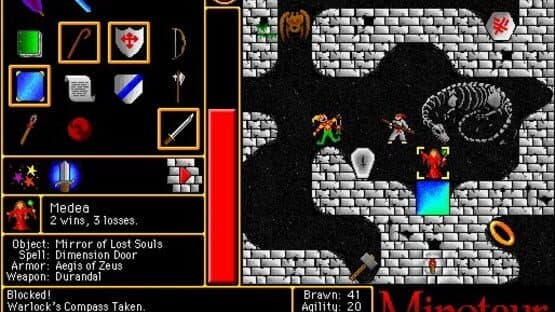 Screenshot of Minotaur: The Labyrinths of Crete