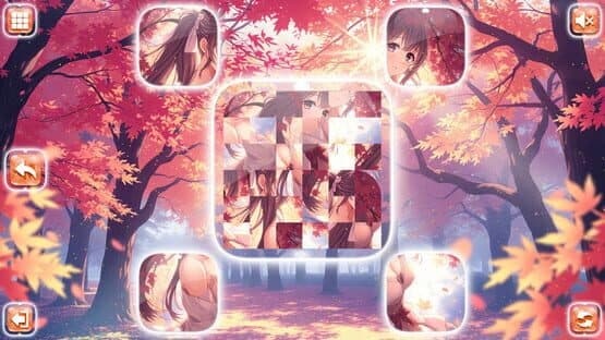 Screenshot of Lovely Anime Puzzle: Autumn