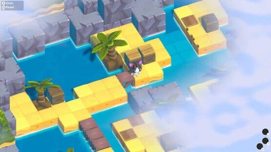 Screenshot of Sokocat: Castaway