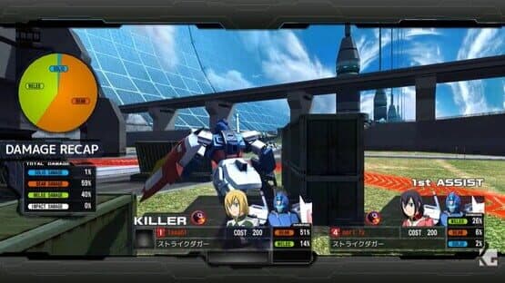 Screenshot of Gundam Battle Operation Next
