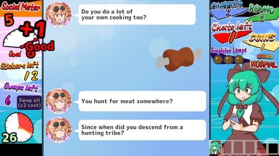 Screenshot of Hina-chan's Sticker Survival
