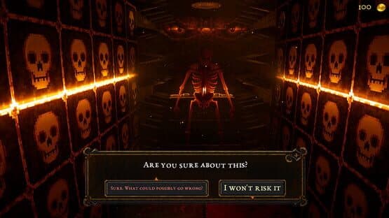 Screenshot of Dungeon Gambler: All In, No Out