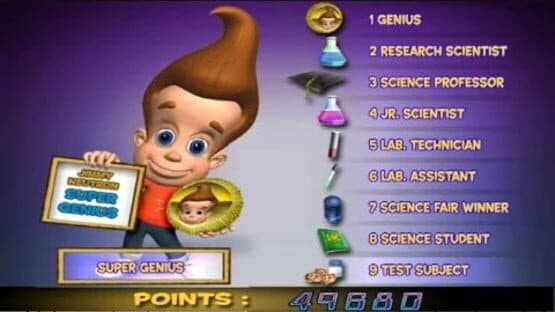 Screenshot of Jimmy Neutron vs. Jimmy Negatron