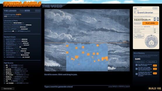 Screenshot of Towers of Babble