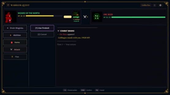 Screenshot of Warrior Quest