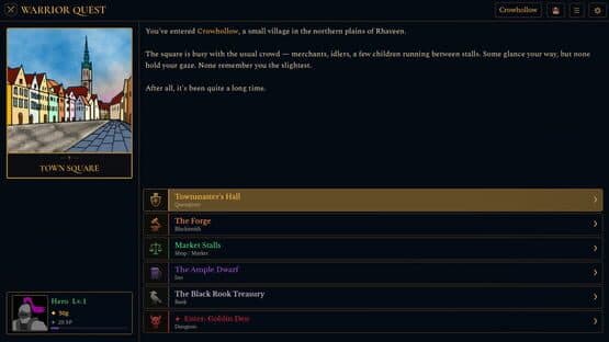 Screenshot of Warrior Quest