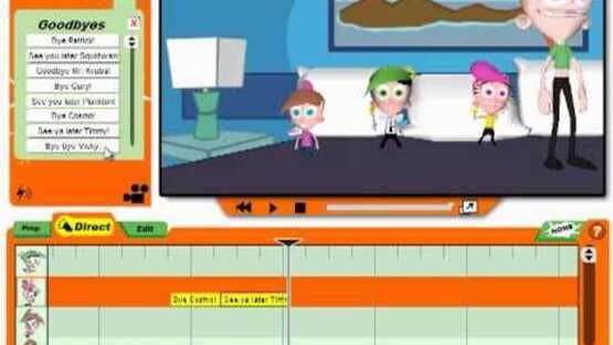 Screenshot of Nickelodeon Toon Twister 3D