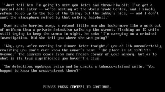 Screenshot of Amnesia