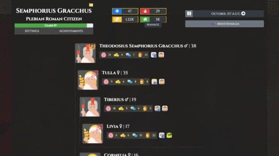 Screenshot of Citizen of Rome - Dynasty Ascendant