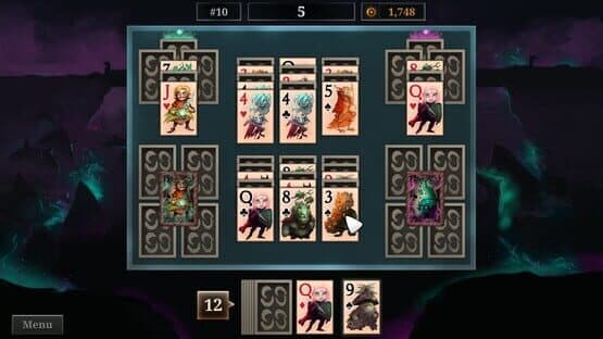 Screenshot of Faerie Solitaire Dire