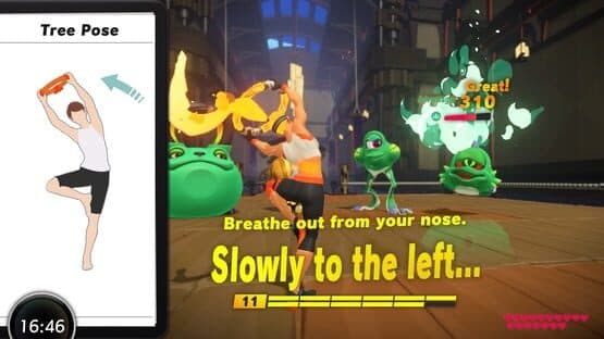 Screenshot of Ring Fit Adventure