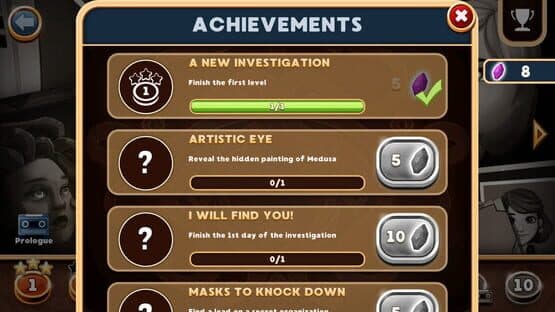 Screenshot of Detective Jackie: Mystic Case