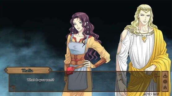 Screenshot of Gods of Love: An Otome Visual Novel
