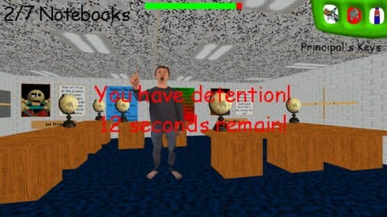 Screenshot of Baldi's Basics in Education and Learning