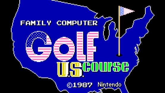 Screenshot of Family Computer Golf: U.S. Course