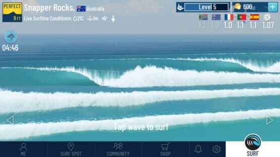 Screenshot of TransWorld Surf