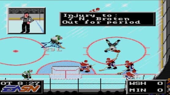 Screenshot of NHLPA Hockey 93